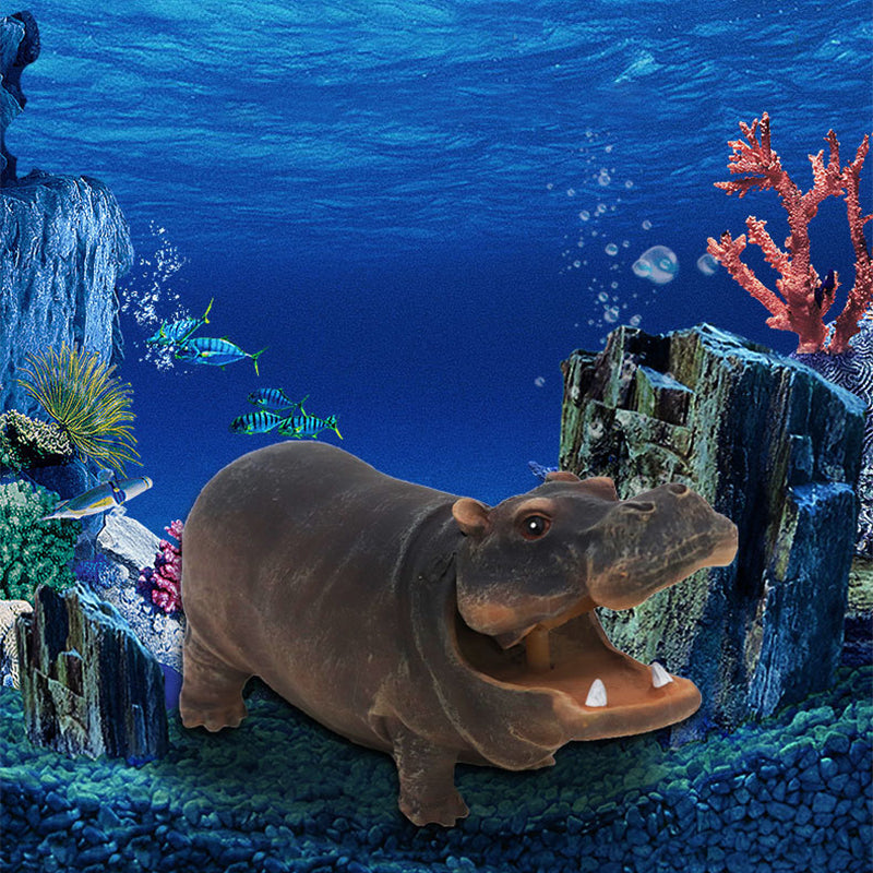 đŠ Hippopotamus alakĂș akvĂĄrium-lĂ©gszivattyĂș-dĂsztĂĄrgy