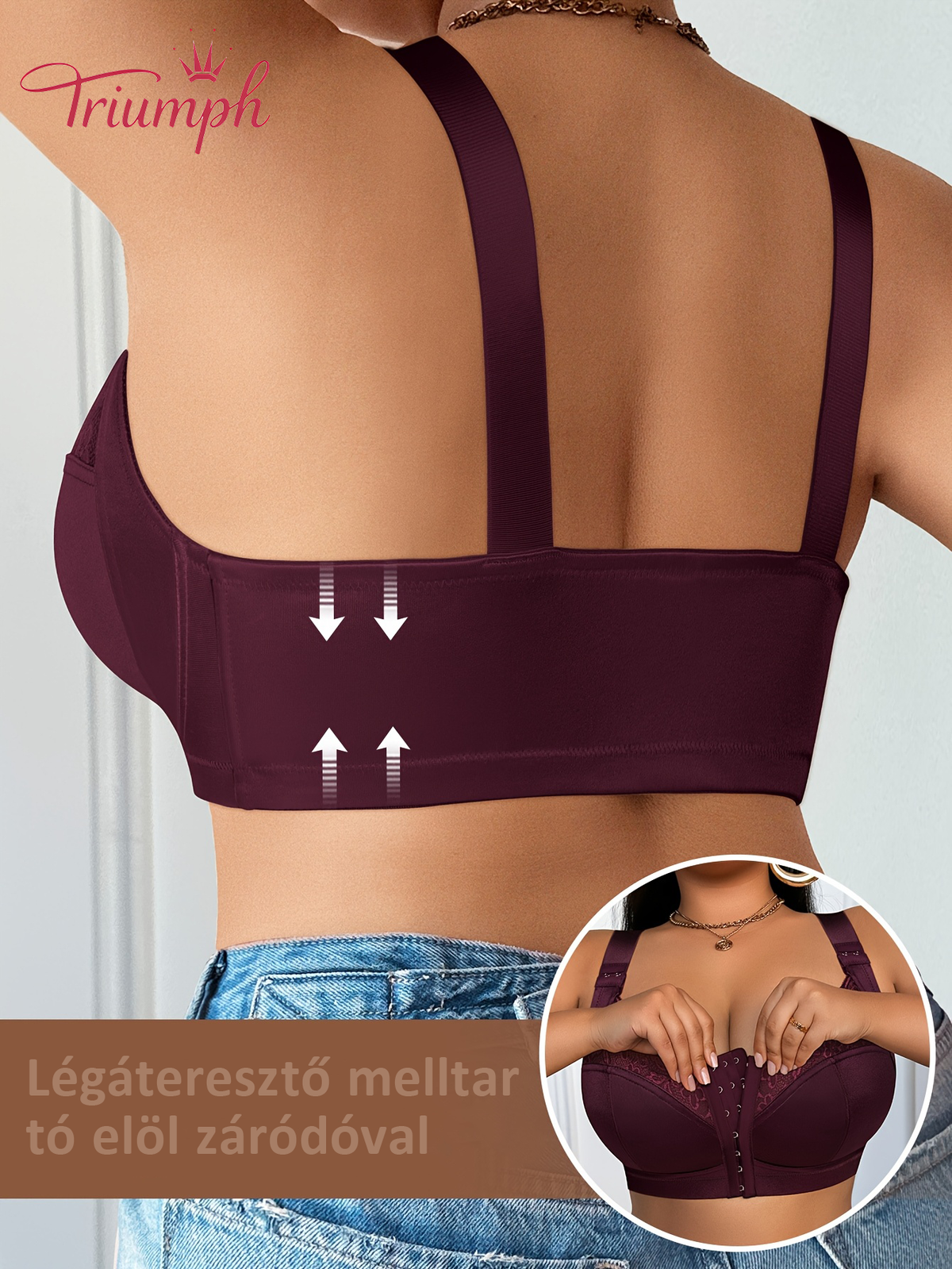Triumph® 4 db 📍Plus size elölzáras melltartó