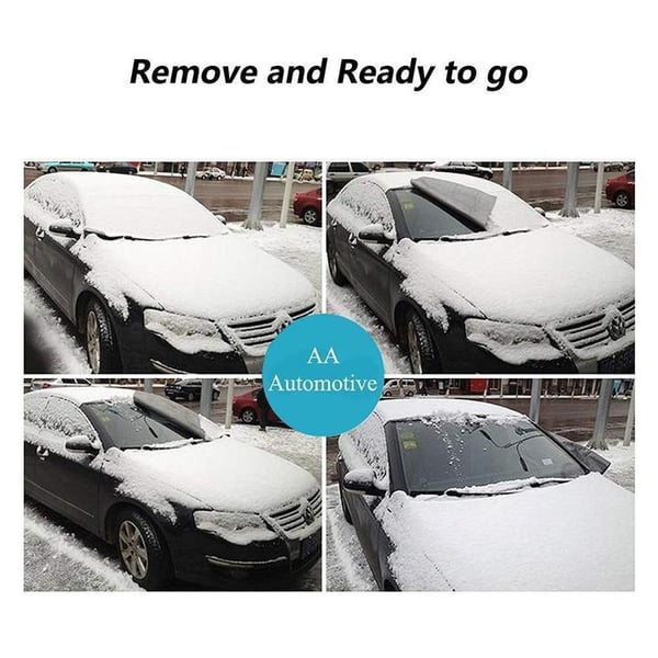 ❄️☀️ Hó- és fagyvédő takaró szélvédőre, tükörvédővel – Bármilyen időben azonnal indulhatsz!🔥