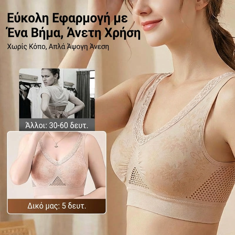👙TRIAUMPH✨Női varrás nélküli csipke melltartó magas tartást biztosítva