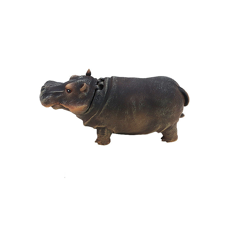 🦛 Hippopotamus alakú akvárium-légszivattyú-dísztárgy
