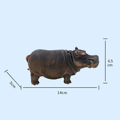 🦛 Hippopotamus alakú akvárium-légszivattyú-dísztárgy