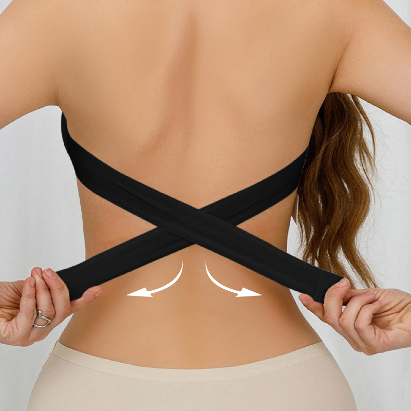 👙Triumph👙Női pánt nélküli melltartó csúszásgátló keresztzárral