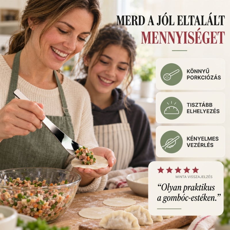 ✨🥄 Rozsdamentes Acél Desszertkanál: Elegancia + Kényelem! 🎯