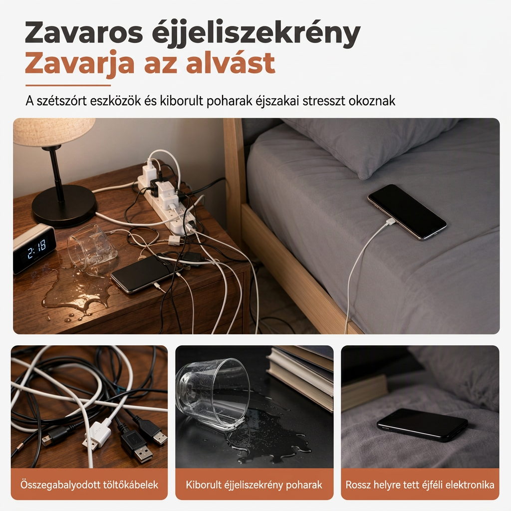 🛏️✨ Minimalista nemez ágy melletti rendszerező táska: Minden kéznél, tiszta éjszaka 📱📚