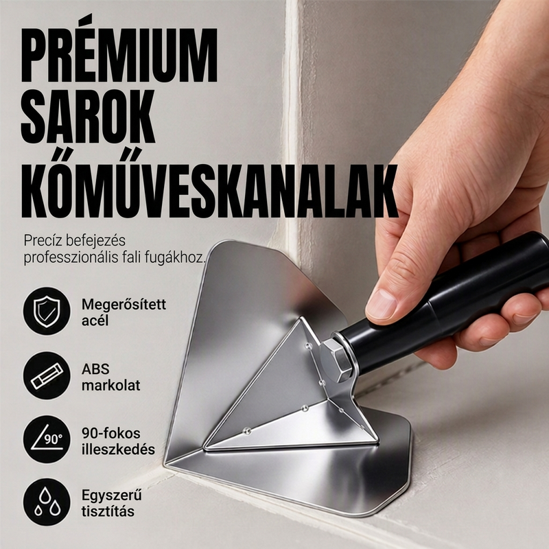 🧱✨ Rozsdamentes Acél Sarokkanál: Precíz Sarkok + Tartós Minőség! 🎉