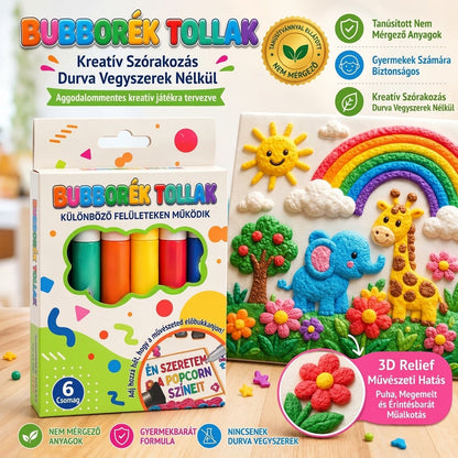🖌️✨ Varázslatos 3D buborék tollak: Rajzaid most térben kelnek életre 🧒🎨