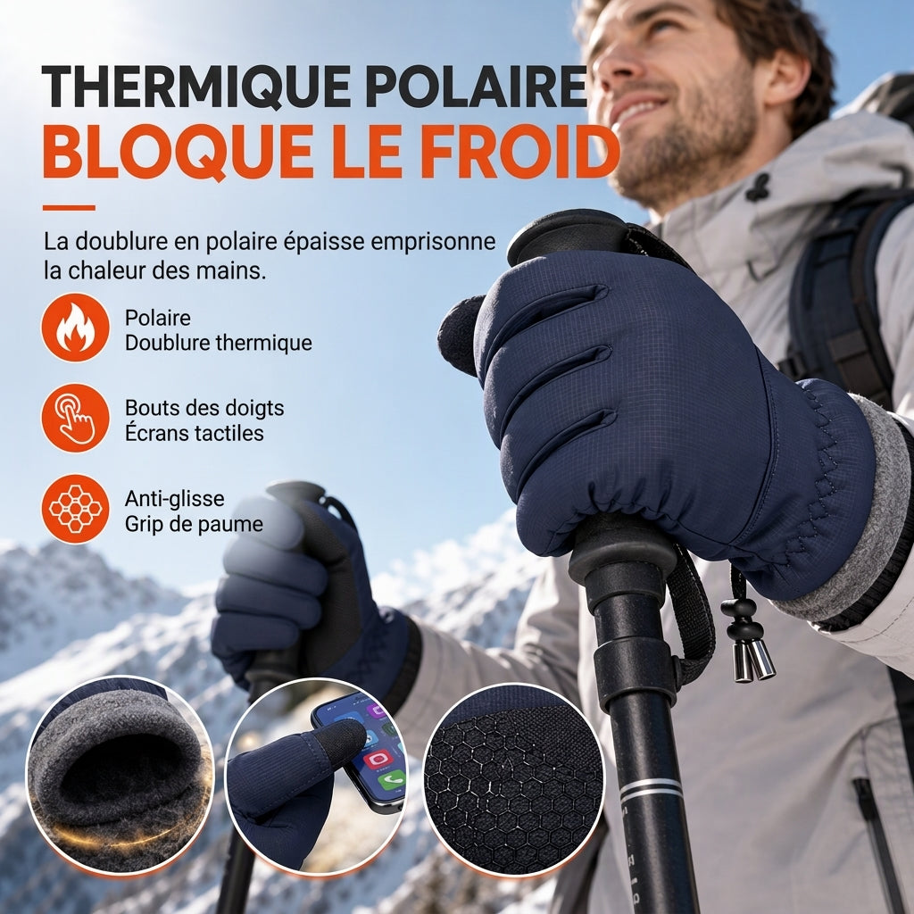 🚲🧤 Meleg téli kerékpáros kesztyű – Szél- és hidegálló, érintőképernyős, csúszásmentes kivitel✨