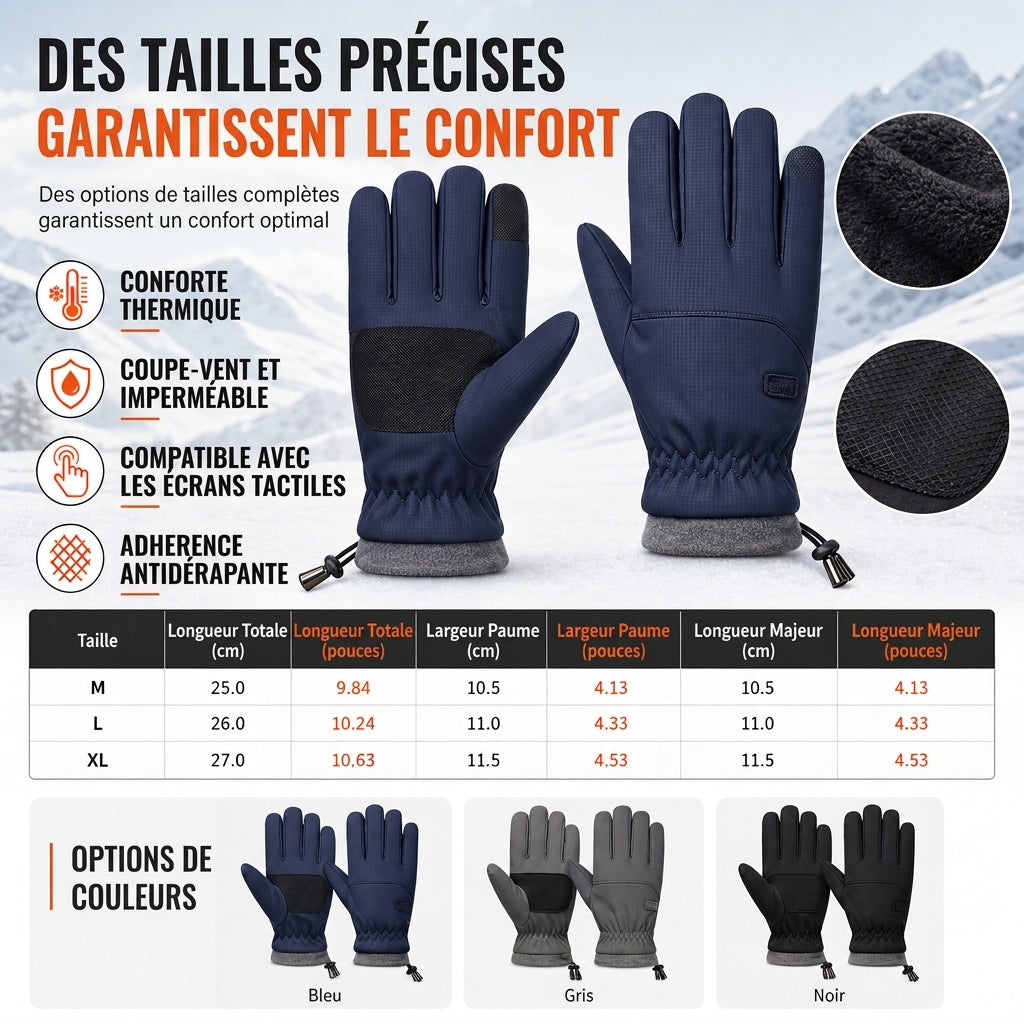 🚲🧤 Meleg téli kerékpáros kesztyű – Szél- és hidegálló, érintőképernyős, csúszásmentes kivitel✨