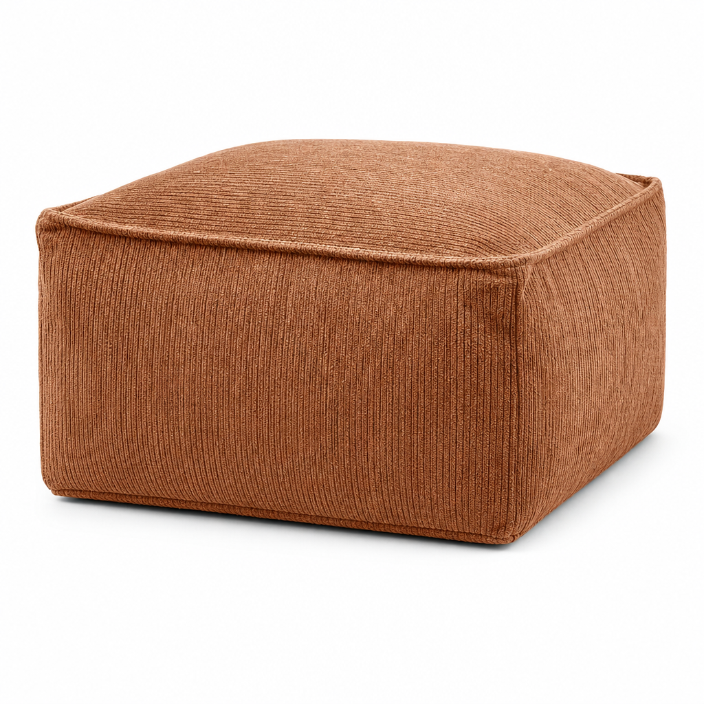 📢 50% kedvezmény! 🧺 Tároló puffhuzat – Nagy cipzárral, mosható, 45x45x23 cm ✨
