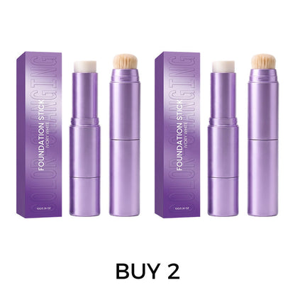 💄✨ 2 az 1-ben színváltó alapozó stift | A bőrszínhez igazodó krémes alapozó stift a hibátlan sminkért