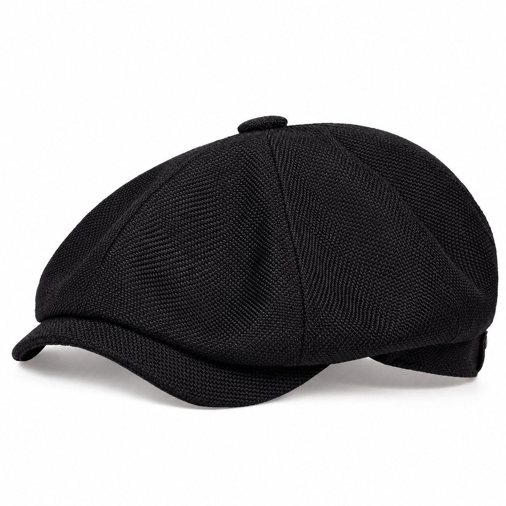 🎩 Brit stílusú nyolcszögletű beret – Vintage, uniszex, alkalmi ✨