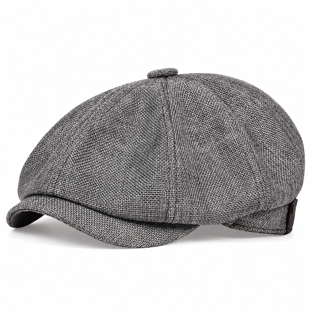 🎩 Brit stílusú nyolcszögletű beret – Vintage, uniszex, alkalmi ✨