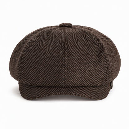 🎩 Brit stílusú nyolcszögletű beret – Vintage, uniszex, alkalmi ✨