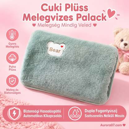 🧊 Újratölthető fűtőzsák puha plüss borítással – téli kéz- és testmelegítő🧤❄️