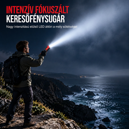 Fényes, újratölthető LED-es munkalátta mágneses talppal, hordozható ellenőrzőlámpa autójavításhoz és éjszakai piacok megvilágításához