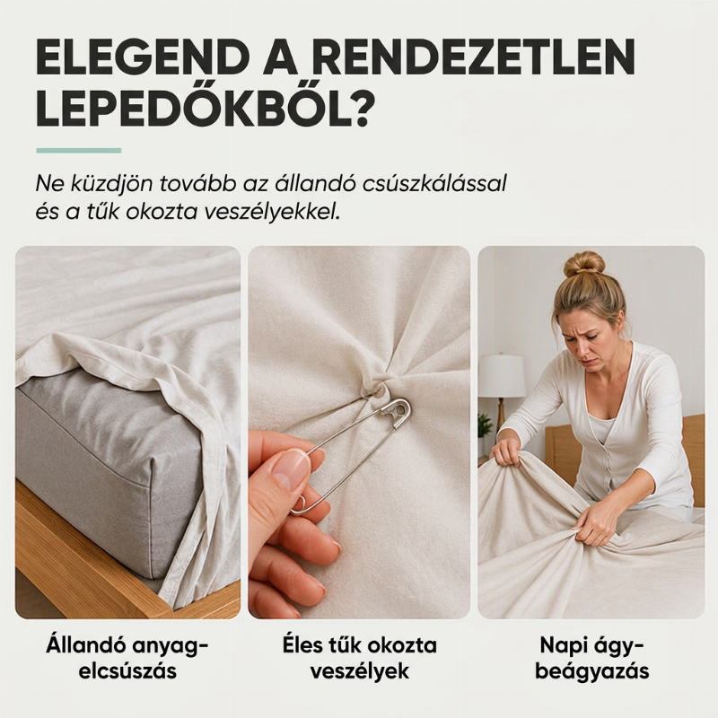 🔥Tűmentes ágyneműkapcsok – tű nélkül is szilárdan rögzítik az ágyneműt, anélkül, hogy megsérülne az anyag 🛏️✨