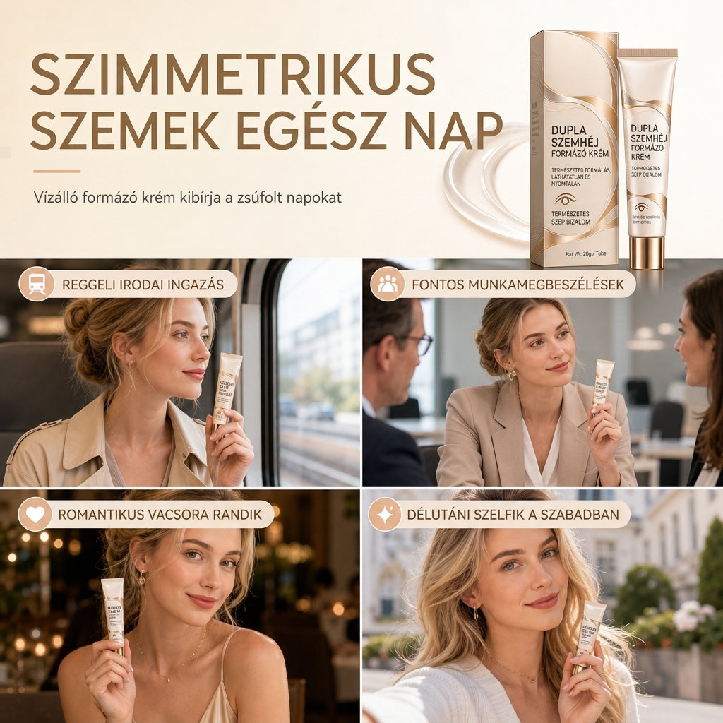 👁️ Láthatatlan dupla szemhéj-gél 💖 A dupla szemhéj-tapasz alternatívája, egész nap tartó kényelem 💄