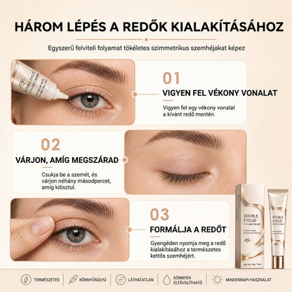 👁️ Láthatatlan dupla szemhéj-gél 💖 A dupla szemhéj-tapasz alternatívája, egész nap tartó kényelem 💄
