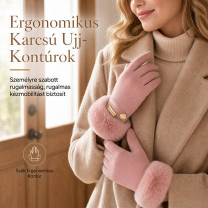 🧤 Női téli érintőképernyős kesztyű – Meleg, praktikus, érintőképernyő-kompatibilis ✨