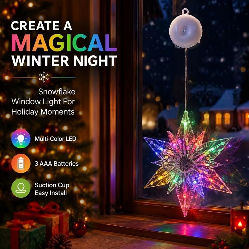 🥳2026-os AKCIÓ 🎄✨DIY karácsonyi ablakra tapadó világítás – fúrás nélkül, nyom nélkül, elemről működik és újrafelhasználható. Számos ünnepi forma, meleg vagy színes fény! 🪟💚