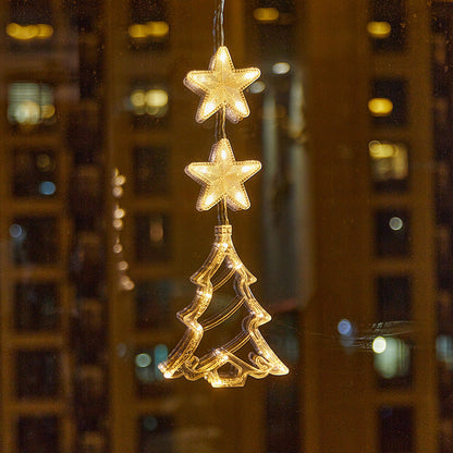 🥳2026-os AKCIÓ 🎄✨DIY karácsonyi ablakra tapadó világítás – fúrás nélkül, nyom nélkül, elemről működik és újrafelhasználható. Számos ünnepi forma, meleg vagy színes fény! 🪟💚